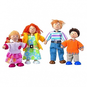 Кукольная семья (Plan toys, 7142k)